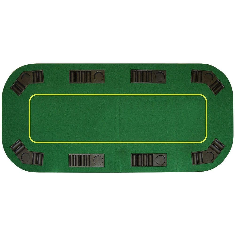 Trademark Deluxe 80 in. Texas Holdem Folding Poker Tabletop