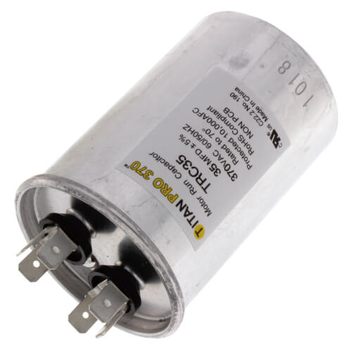 Titan Pro TRC35 capacitor - detail view (Product Type: Capacitor; Voltage: 370V)