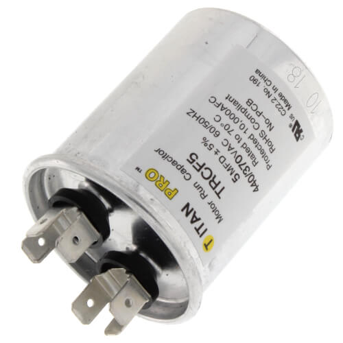 Titan Pro TRCF5 capacitor - detail view (Product Type: Capacitor; Voltage: 440/370V)