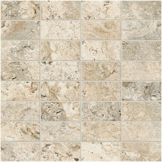 Marazzi Travisano Trevi 12 in. x 12 in. x 8 mm Porcelain Mosaic Floor and Wall Tile (0.969 sq. ft. / piece)