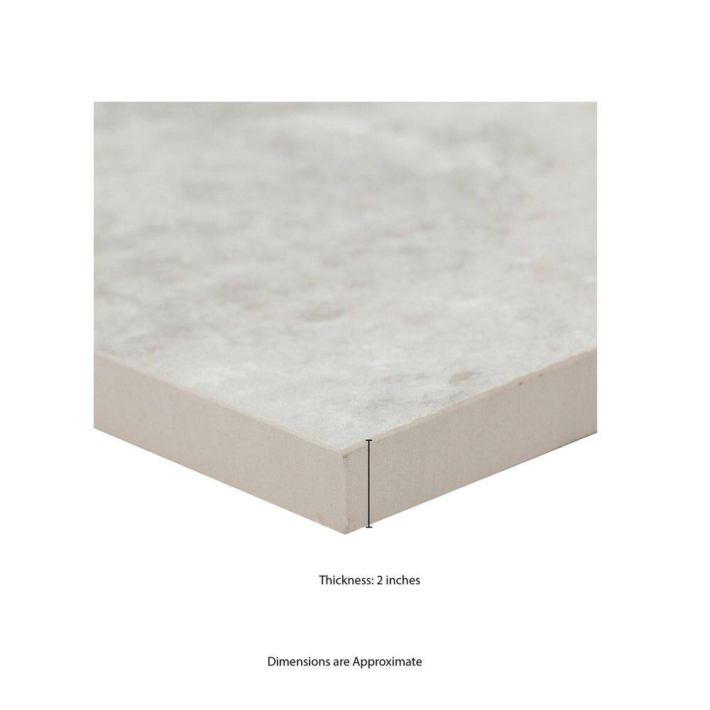 MSI Trevi Silver 2 cm. x 24 in. x 24 in. Matte Porcelain Paver Tile (8 sq.ft/Case)