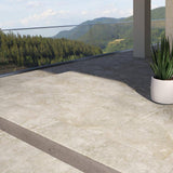 MSI Trevi Silver 2 cm. x 24 in. x 24 in. Matte Porcelain Stone Look Paver Floor Tile (30 Cases/240 sq. ft./Pallet)