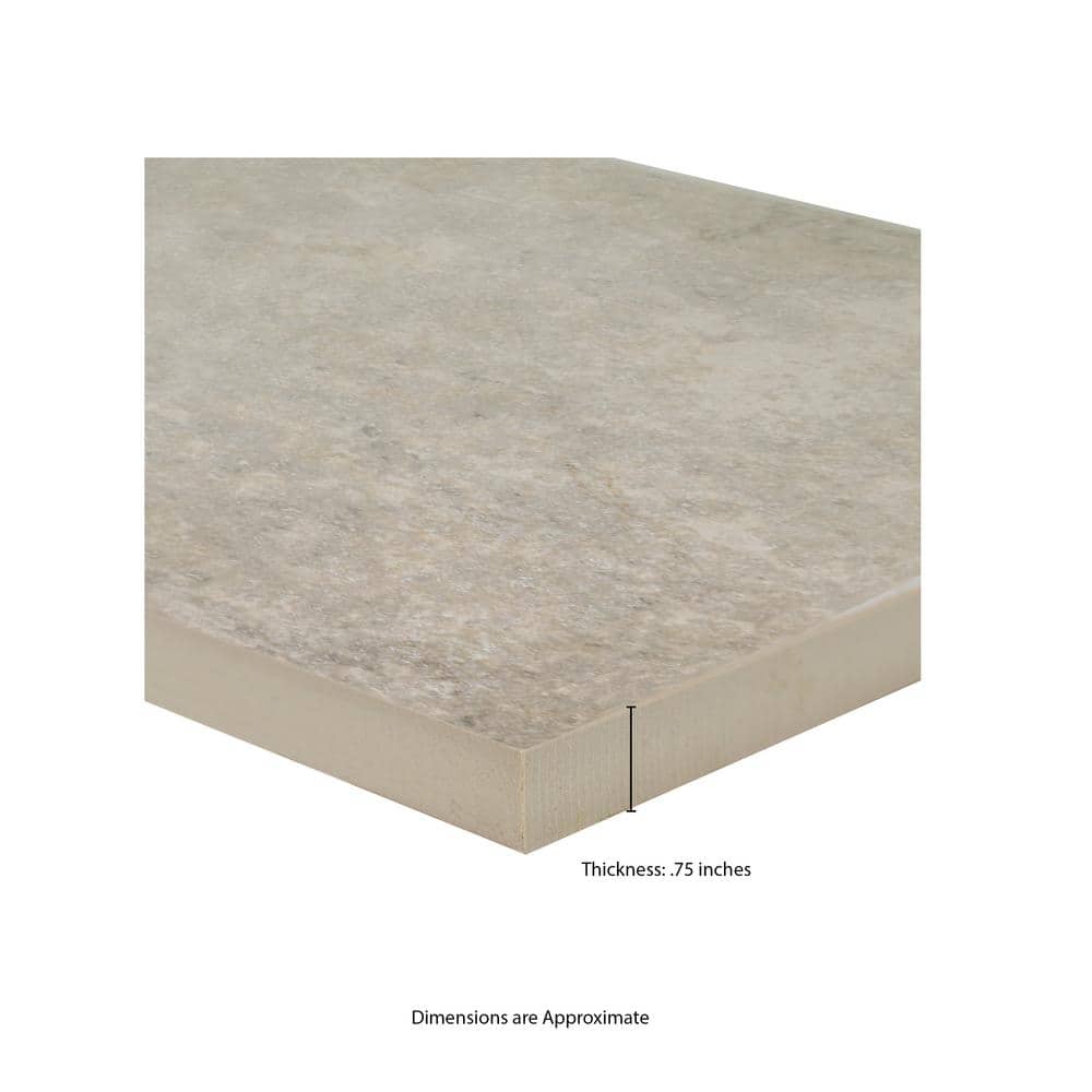 MSI Trevi Silver Pattern 24 in. W x 24 in. L x 1.89 in. thick Matte Floor Porcelain Paver Tile (30 Kits/240 sq. ft./Pallet)