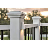 Trex 4 in. x 4 in. Composite Flat Post Sleeve Cap in White