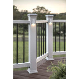 Trex 4 in. x 4 in. Composite Flat Post Sleeve Cap in White