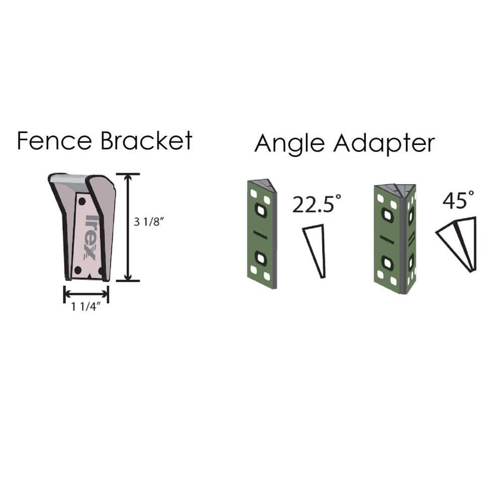 Trex Seclusions Angle Adaptor 4-Pack