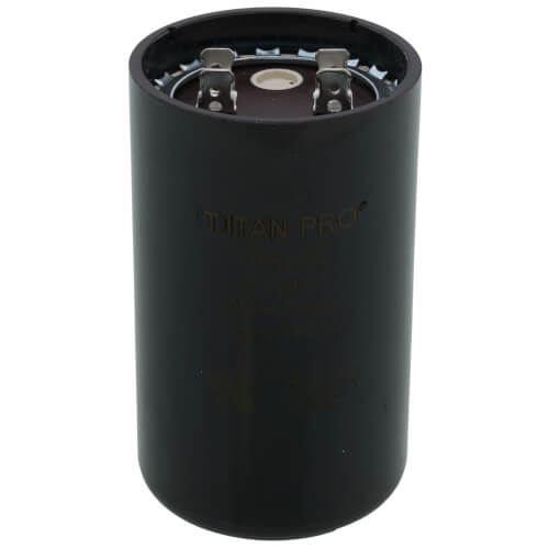 Titan Pro TRMJ88 capacitor - front view (Voltage: 330v; MFD: 88-108)
