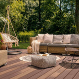 Barrette Outdoor Living InstaDeck 4 ft. x 4 ft. Composite Outdoor Flooring Tropical Walnut