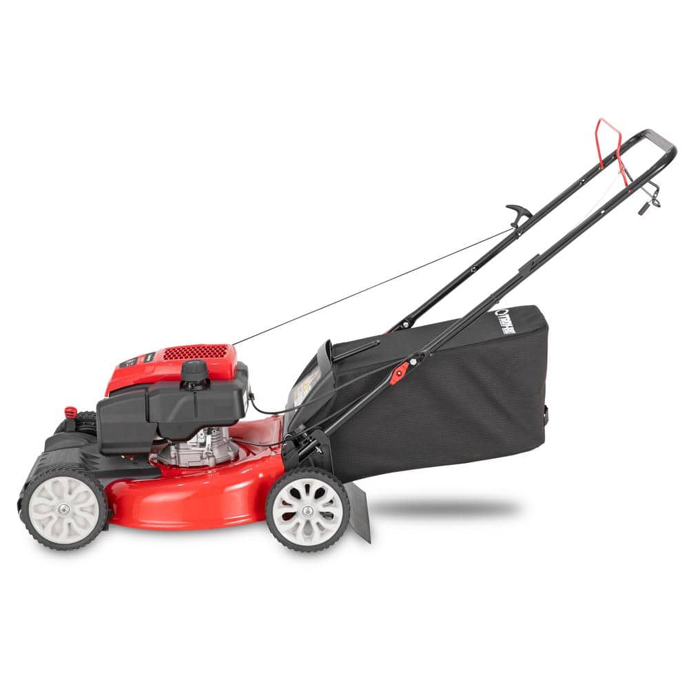 Troy-Bilt 21 in. 163cc OHV Engine Front-Wheel Drive 2-in-1 Gas Walk Behind Lawn Mower with Tri-Action Cutting System