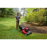 Troy-Bilt 21 in. 163cc OHV Engine Front-Wheel Drive 2-in-1 Gas Walk Behind Lawn Mower with Tri-Action Cutting System