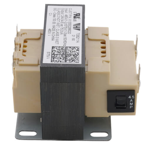 Trane TRR00826 transformer - side view (Product Type: Transformer; Voltage: 24V, 460/575v)