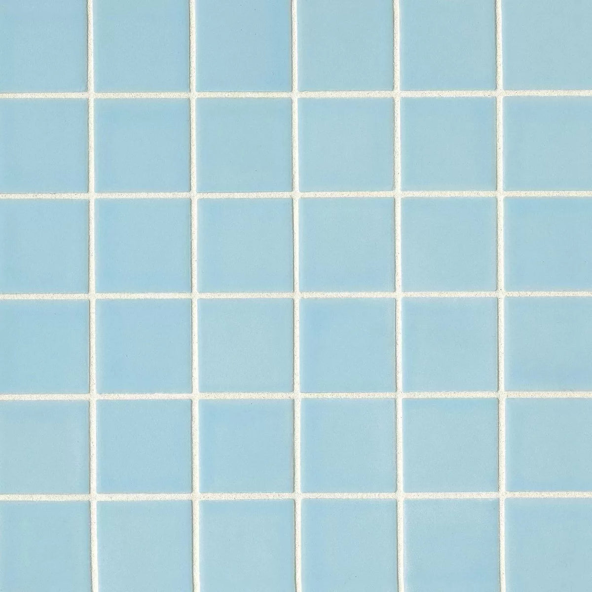 Bedrosians True 2" x 2" Porcelain Floor & Wall Mosaic Tile in Sky (12" x 12" Sheet)