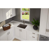 Blanco LIVEN SILGRANIT 25x22 Dual Mount Laundry Sink in Truffle