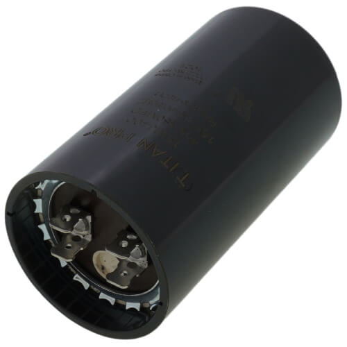 Titan Pro TSMJ400 capacitor - detail view (Voltage: 165v; MFD: 400-480)