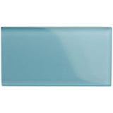 Ivy Hill Tile Contempo Turquoise 3 in. x 6 in. x 8 mm Polished Glass Subway Floor and Wall Tile (32 pieces 4 sq.ft./Box)