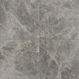 Impero Tuscan Gray 24 in. x 24 in. x 0.75 in. Marble-Look Porcelain Pavers, Matte Finish (Case of 2)