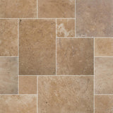 MSI Tuscany Beige 10 Piece Tumbled Travertine Paver Tile Kit (160 sq. ft. / pallet)