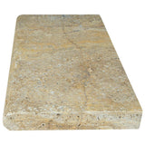 MSI Tuscany Scabas 2 cm. x 12 in. x 24 in. Brushed Travertine Pool Coping (2 sq. ft.)