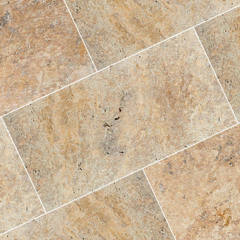 MSI Tuscany Scabas 2 cm. x 16 in. x 24 in. Tumbled Travertine Paver Tile (2.67 sq. ft.)