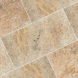 MSI Take Home Tile Sample - Tuscany Scabas 6 in. x 6 in. Tumbled Travertine Paver Tile (0.25 sq. ft.)
