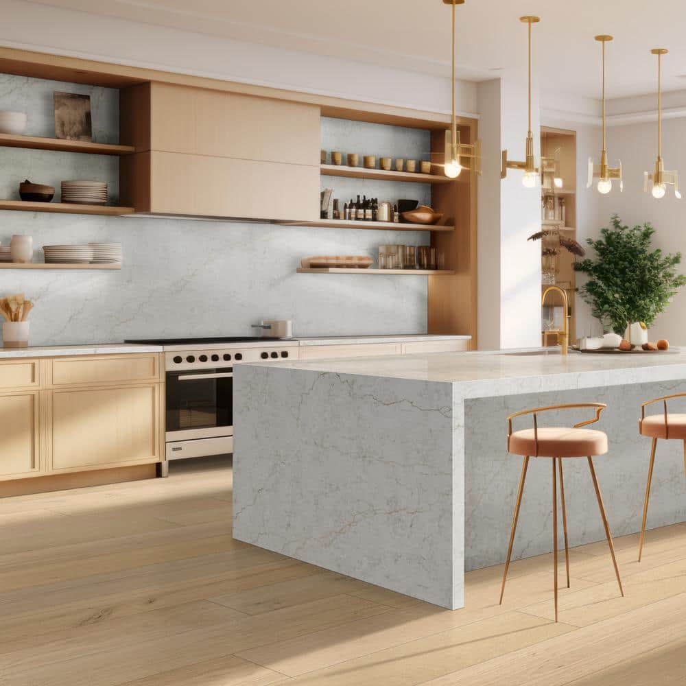 MSI Tustin Grove White Oak XXL 5/8 in. T x 9.45 in. W Tongue and Groove Engineered Hardwood Flooring (34.10 sq. ft./case)