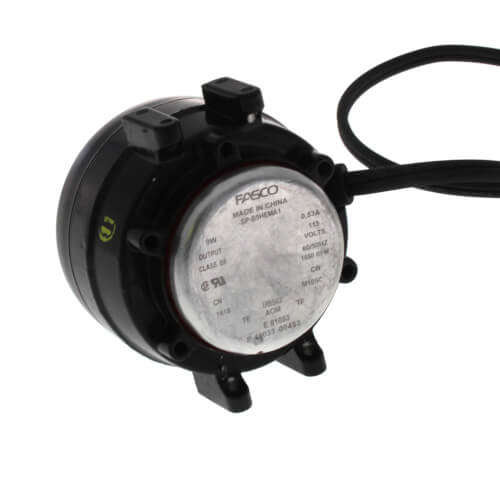 Fasco UB562 inducer motor - side view (Voltage: 115V; RPM: 1550)