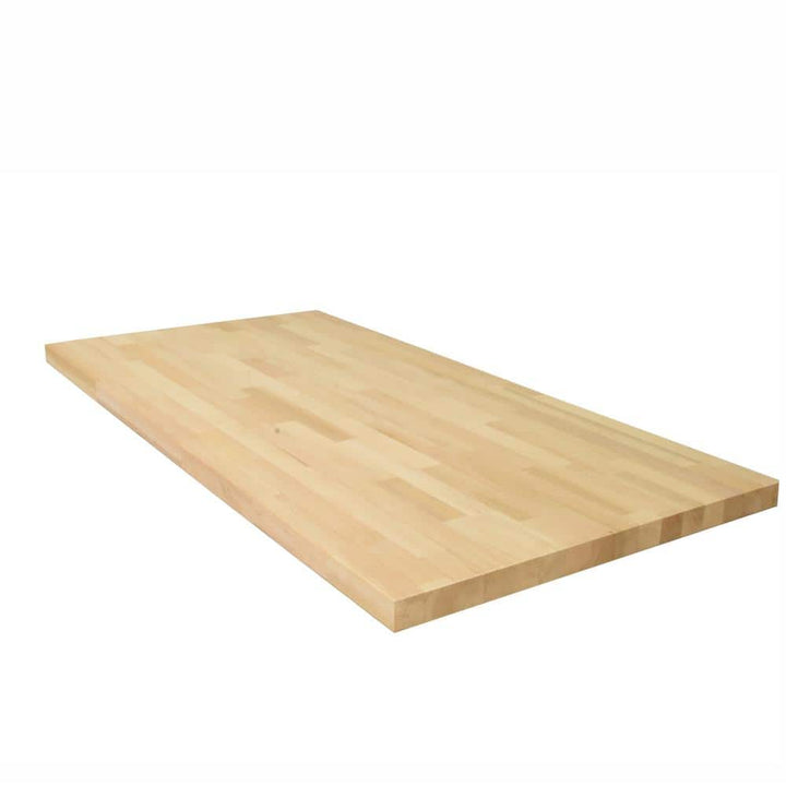 HARDWOOD REFLECTIONS 10 ft. L x 25 in. D Unfinished Alder Solid Wood Butcher Block Countertop With Eased Edge
