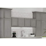 36 in. W x 12 in. D x 12 in. H Assembled Wall Kitchen Cabinet in Unfinished with Recessed Panel