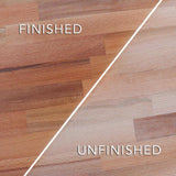 HARDWOOD REFLECTIONS 4 ft. L x 25 in. D Unfinished Beech Solid Wood Butcher Block Countertop With Eased Edge