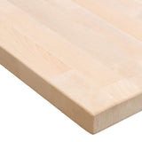 HARDWOOD REFLECTIONS Unfinished Birch Butcher Block Countertop - 8 ft x 25 in