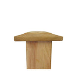 5 in. x 5 in. 15 Flat Top Cedar Post Cap