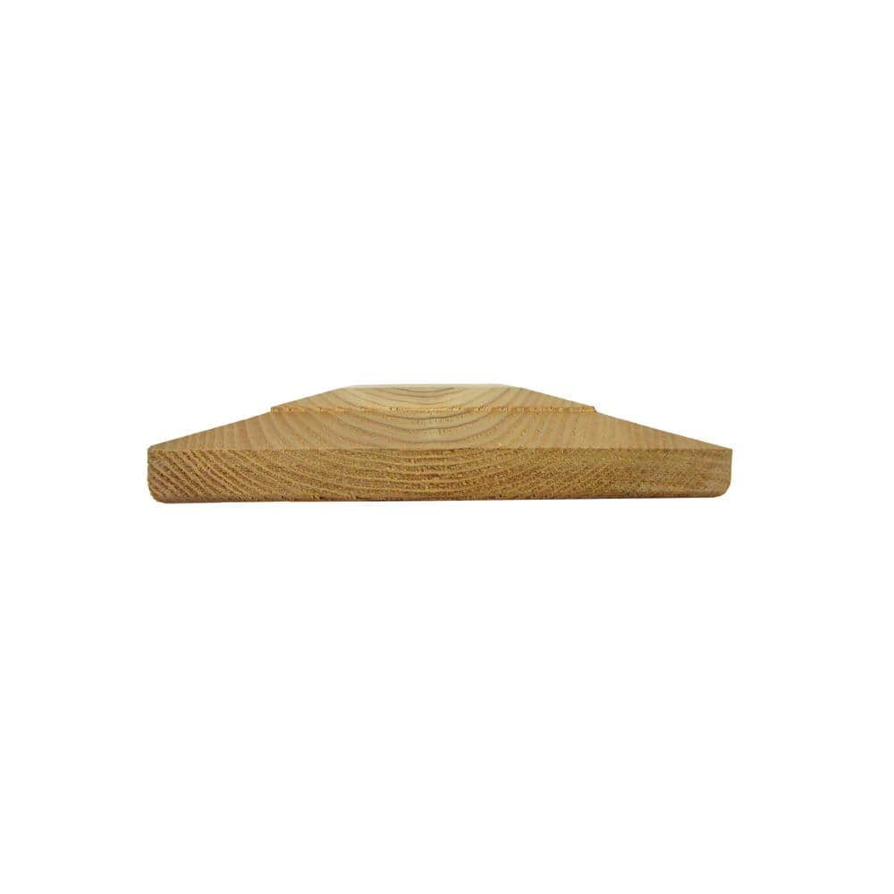 5 in. x 5 in. 15 Flat Top Cedar Post Cap