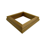 4 in. x 4 in. x 1 in. Tall Cedar Post Base Trim