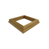 4 in. x 4 in. x 3/4 in. Tall Cedar Post Base Trim