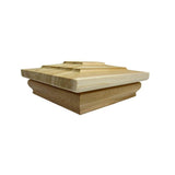 4 in. x 4 in. Step-Out Flat Top Cedar Post Cap
