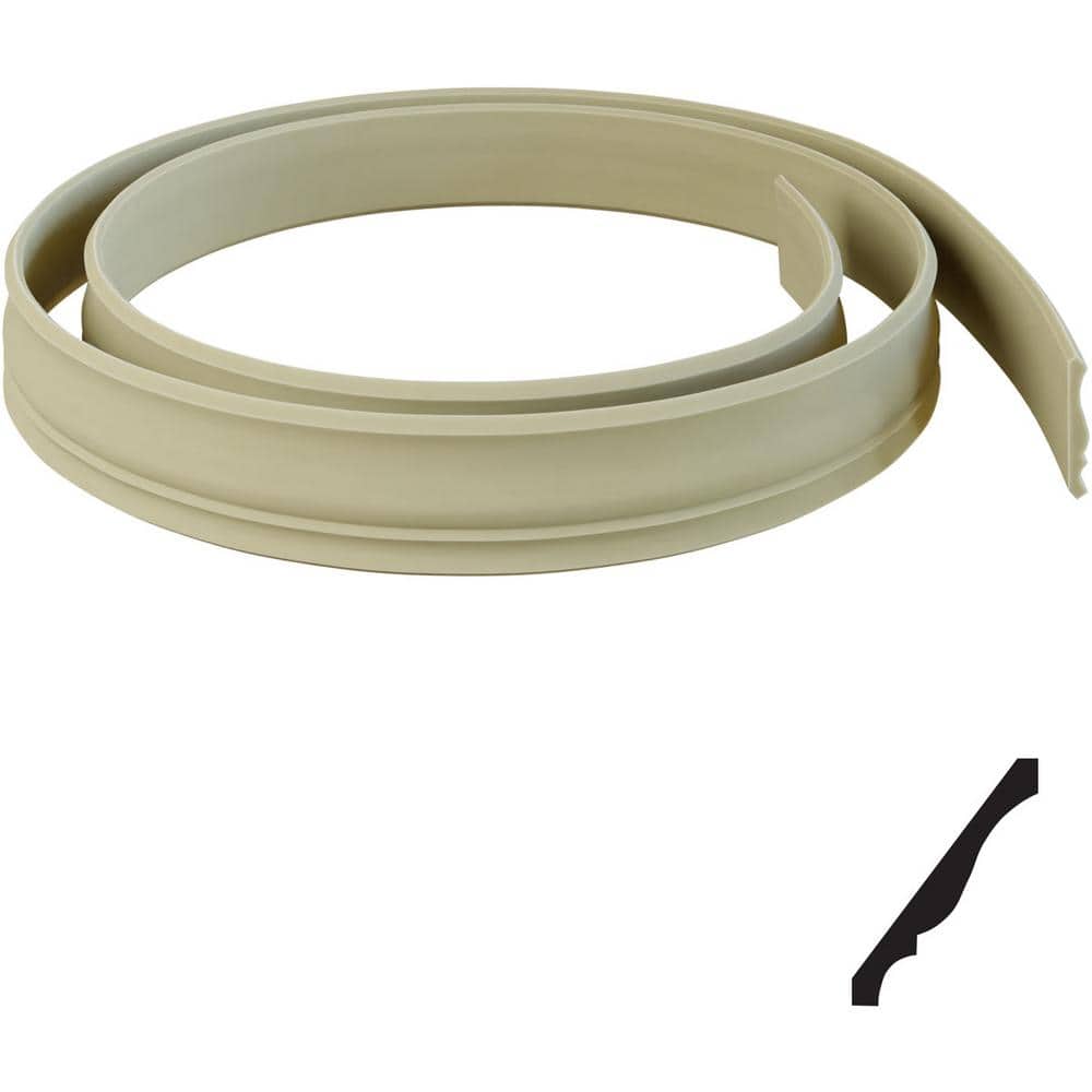 Ekena Millwork 9/16 in. x 144 in. x 4 5/8 in. Resin Crown Flexible Moulding