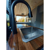 HARDWOOD REFLECTIONS 10 ft. L x 25 in. D Unfinished Walnut Solid Wood Butcher Block Countertop With Square Edge