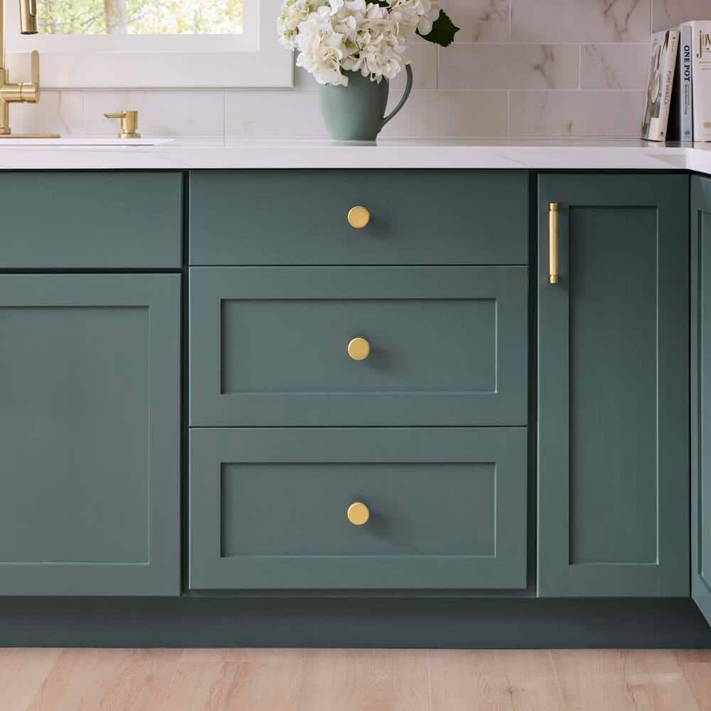 Diamond NOW Arcadia 18-in W x 35-in H x 23.75-in D Truecolor White Drawer Base Stock Cabinet