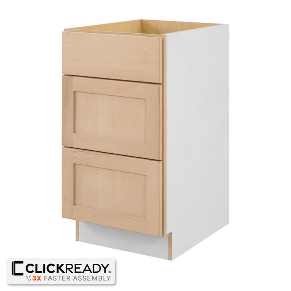 Diamond NOW Arcadia 18-in W x 35-in H x 23.75-in D Truecolor White Drawer Base Stock Cabinet