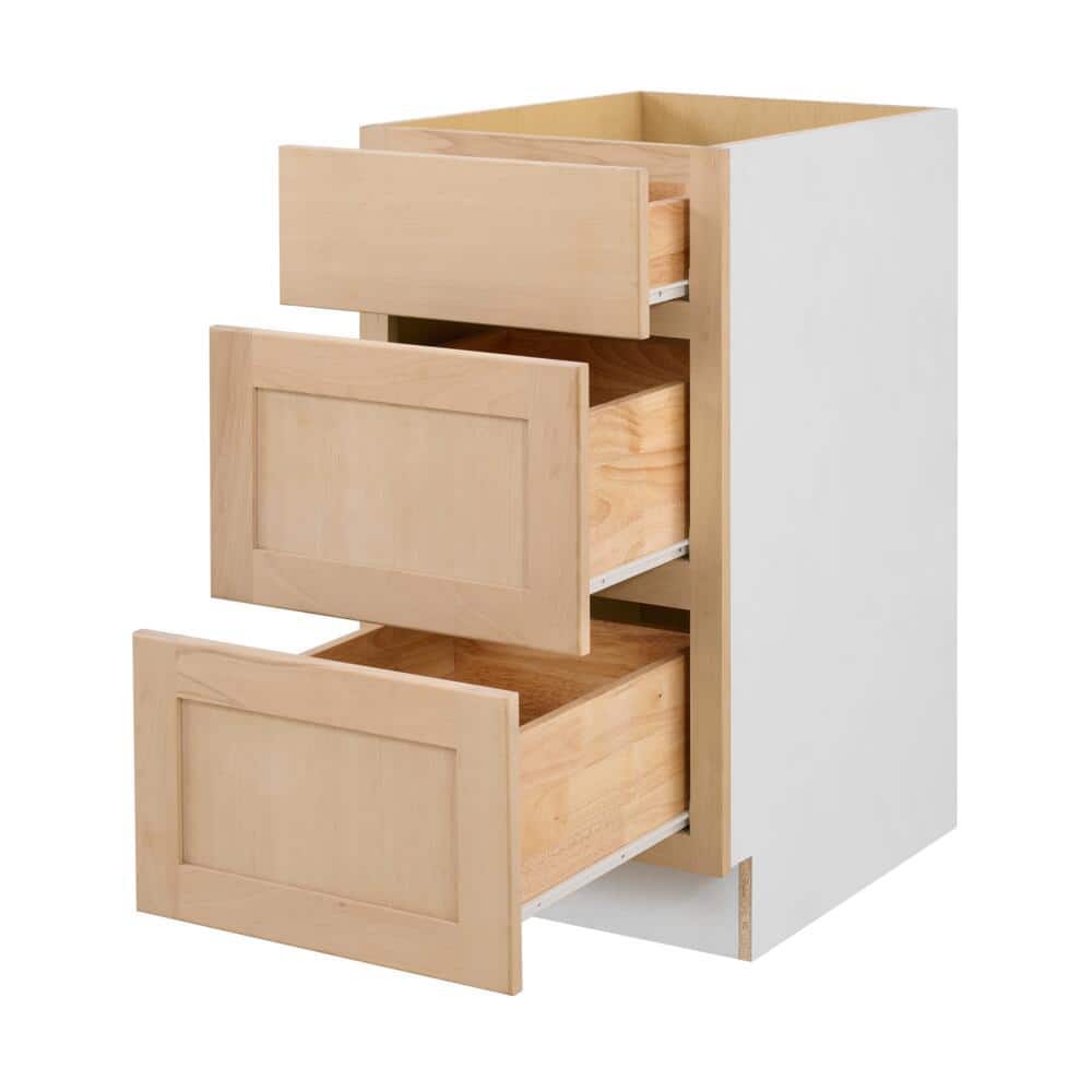 Diamond NOW Arcadia 18-in W x 35-in H x 23.75-in D Truecolor White Drawer Base Stock Cabinet