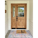 Krosswood Doors 36 in. x 80 in. Rustic Half-Lite Clear Low-E IG Unfinished Knotty Alder Right-Hand Inswing Exterior Prehung Front Door