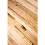 6 ft. L x 36 in. D Unfinished Maple Solid Wood Butcher Block Island Countertop With Square Edge