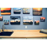 HARDWOOD REFLECTIONS 8 ft. L x 25 in. D Unfinished Maple Solid Wood Butcher Block Countertop With Square Edge