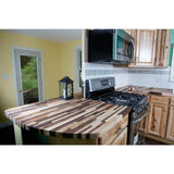 Unfinished Maple/Walnut Maple 8 ft. L x 25 in. D x 1.5 in. T Butcher Block Countertop
