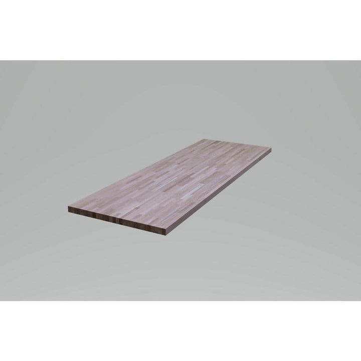 HARDWOOD REFLECTIONS 10 ft. L x 25 in. D Unfinished Oak Solid Wood Butcher Block Countertop With Eased Edge