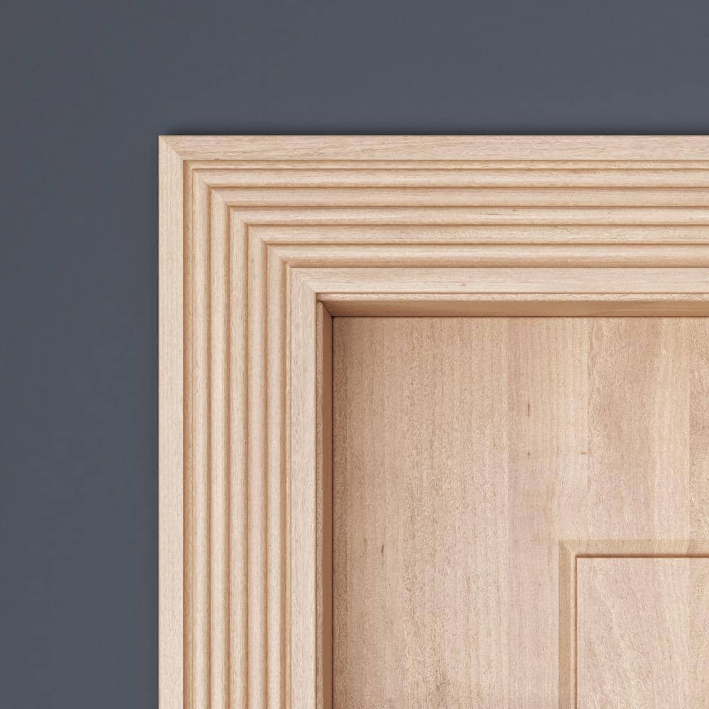 Ornamental Mouldings 1753-4FTWHW .5 in. D X 3 in. W X 47.5 in. L Unfinished White Hardwood Casing Moulding