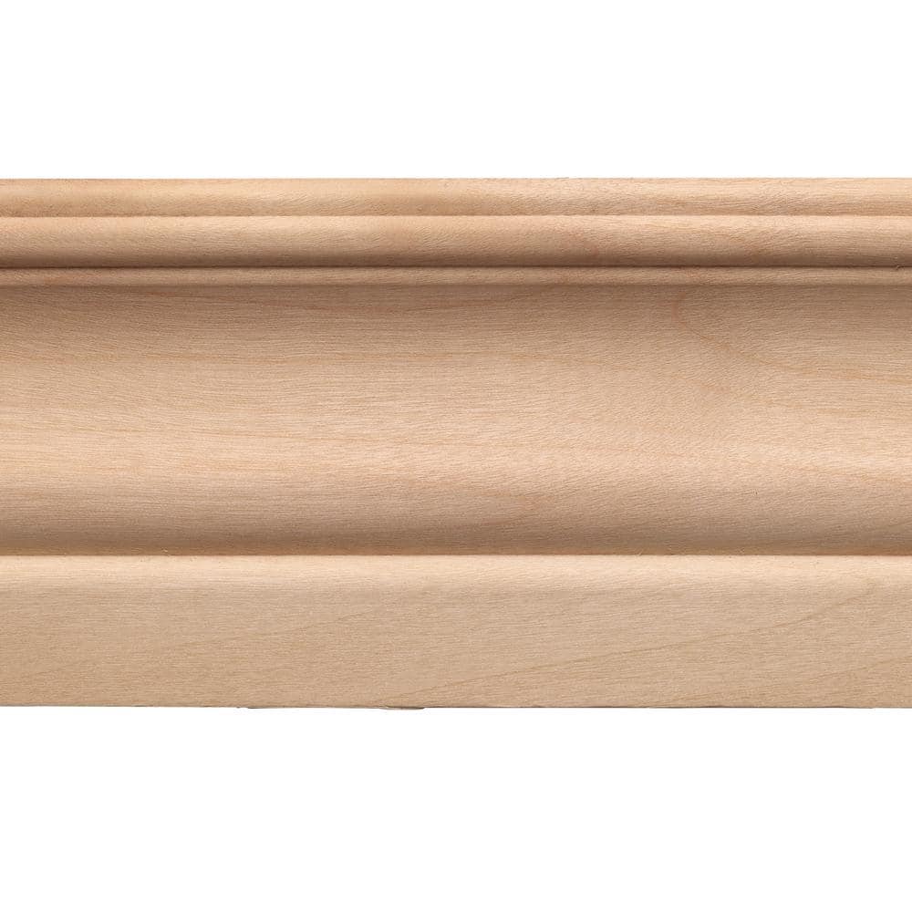 Ornamental Mouldings OML14-7FTWHW 0.75 in. D x 2.75 in. W x 84 in. L Unfinished White Hardwood Casing Moulding