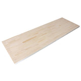 HARDWOOD REFLECTIONS 4 ft. L x 25 in. D Unfinished Nordic Pine Butcher Block Standard Countertop With Eased Edge