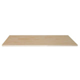 HARDWOOD REFLECTIONS 4 ft. L x 25 in. D Unfinished Nordic Pine Butcher Block Standard Countertop With Eased Edge
