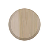 EVERMARK Stair Parts 7317 4-1/2 in. x 4-1/2 in. Unfinished Poplar Round Rosette Handrail Fitting